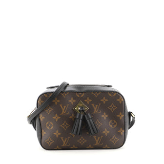 Louis Vuitton Saintonge Handbag Monogram Canvas with Leather