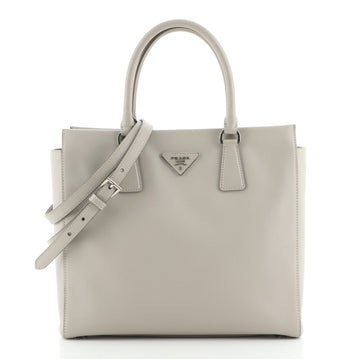 Prada Convertible Open Tote Saffiano Leather Medium