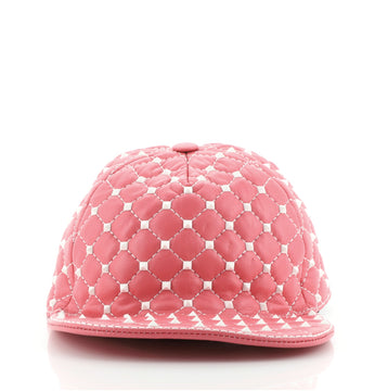 Valentino Free Rockstud Hat Leather