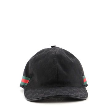 Gucci Web Baseball Cap GG Canvas