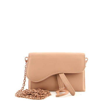 Christian Dior Ultra Matte Saddle Nano Pouch Leather