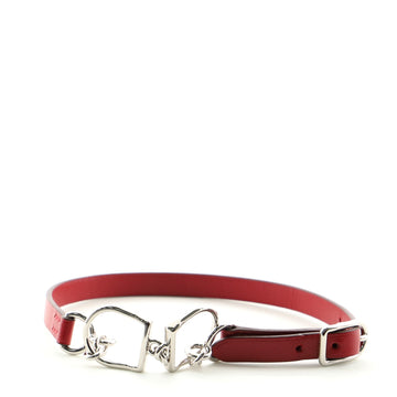 Hermes Etrier Double Tour Bracelet Leather