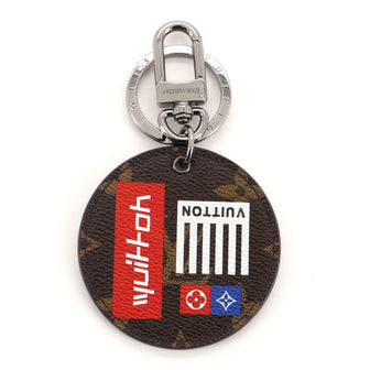 Louis Vuitton Logos Illustre Bag Charm and Key Holder Monogram Canvas