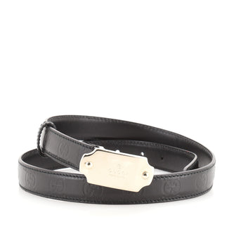 Gucci Vintage Belt Guccissima Leather