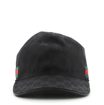 Gucci Web Baseball Cap GG Canvas