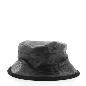 Hermes Fedora Hat Leather