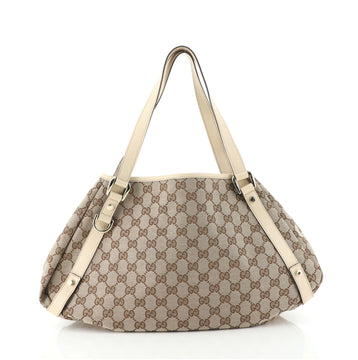 Gucci Abbey Shoulder Bag GG Canvas Medium