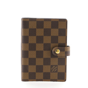 Louis Vuitton Ring Agenda Cover Damier PM