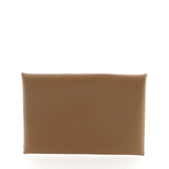 Hermes Calvi Card Case Barenia