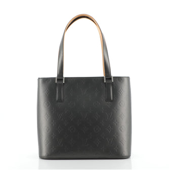 Louis Vuitton Mat Stockton Handbag Monogram Vernis