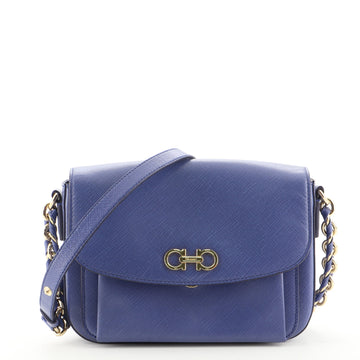 Salvatore Ferragamo Sandrine Shoulder Bag Saffiano Leather Small
