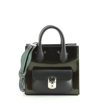 Balenciaga Padlock All Afternoon Tote Patent Mini