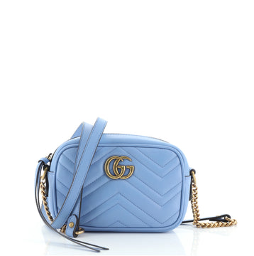 Gucci GG Marmont Shoulder Bag Matelasse Leather Mini