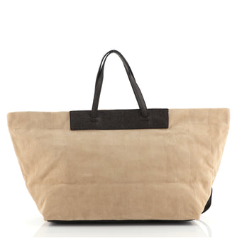 Fendi Open Tote Suede Large