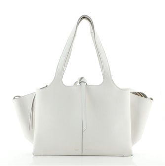 Celine Tri-Fold Shoulder Bag Grained Calfskin Small