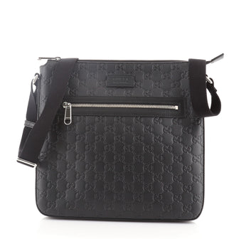 Gucci Signature Messenger Guccissima Leather