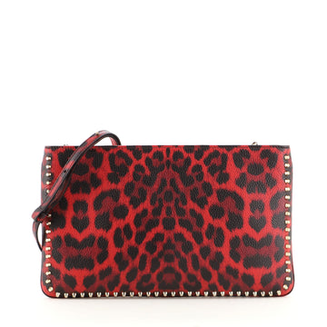 Christian Louboutin Loubiposh Clutch Printed Leather