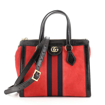 Gucci Ophidia Top Handle Tote Suede Small