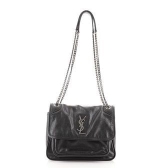 Saint Laurent Niki Chain Flap Bag Leather Baby