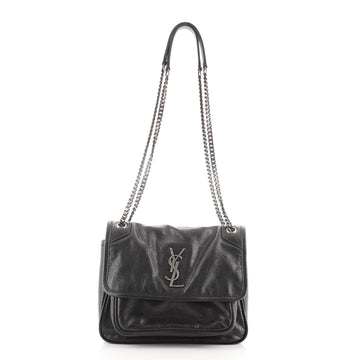 Saint Laurent Niki Chain Flap Bag Leather Baby