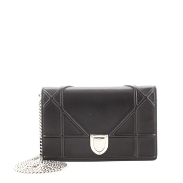 Christian Dior Diorama Wallet on Chain Leather