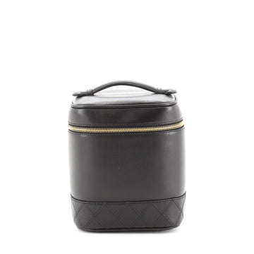 Chanel Vintage Cosmetic Case Lambskin Tall