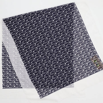 Hermes Logo Shawl Printed Cotton 90