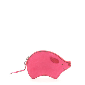 Hermes Pig Coin Purse Leather
