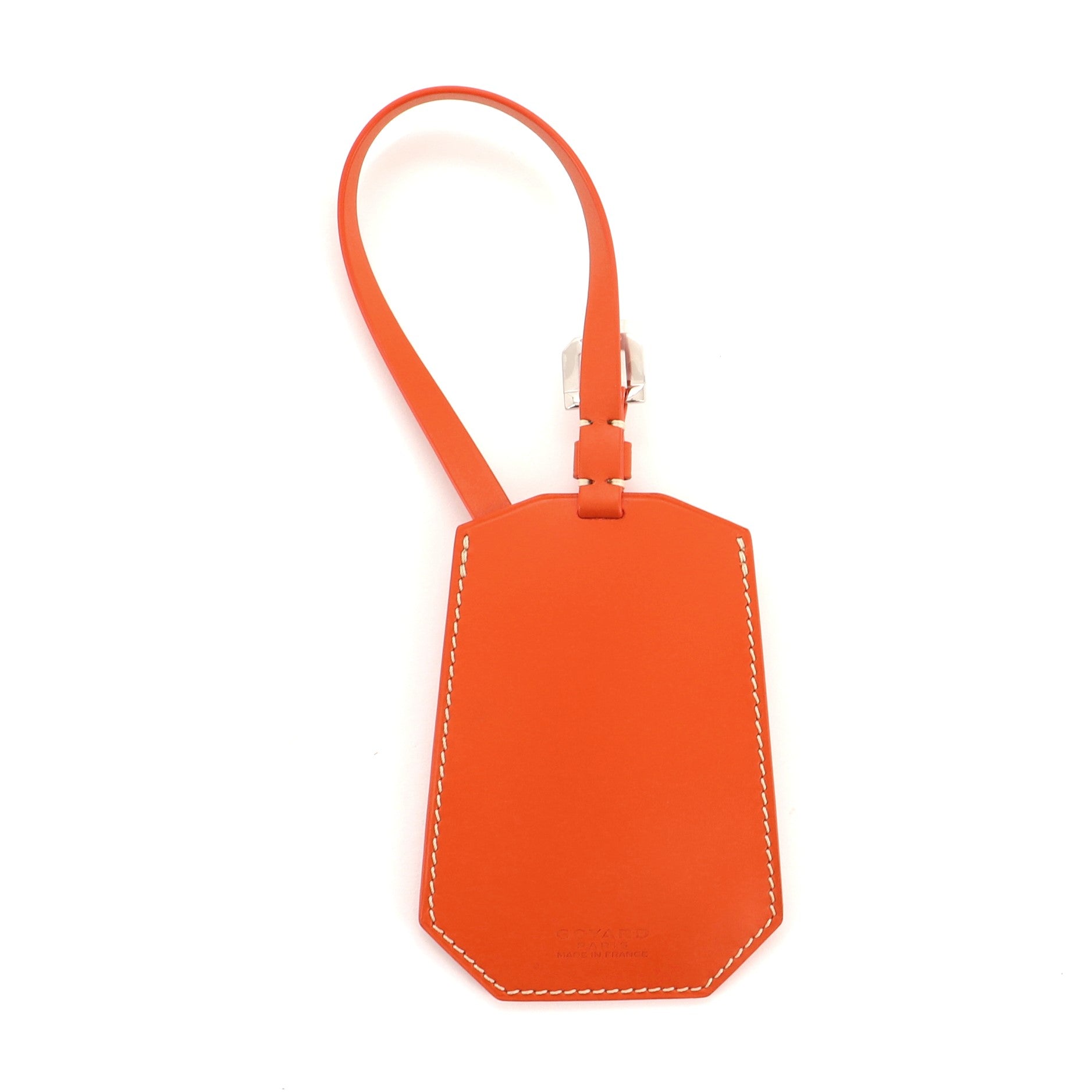 Goyard Luggage Tag Printed Coated Canvas Orange 64445658