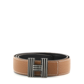 Hermes Cadena H Reversible Belt Leather Thin