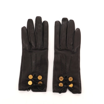 Hermes Gloves Stitched Leather