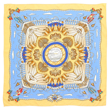 Hermes Railing Scarf Printed Silk 90