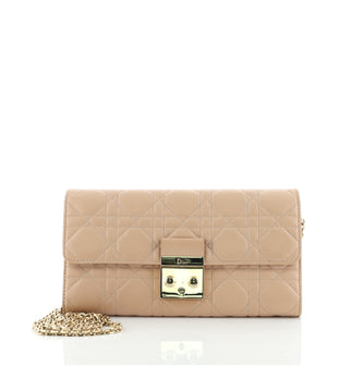 Christian Dior Miss Dior Croisiere Wallet on Chain Cannage Quilt Leather