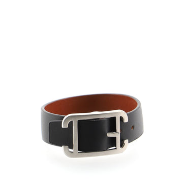 Hermes Buckle Bracelet Leather