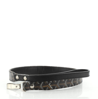 Goyard Short Dog Leash Coated Canvas Thin