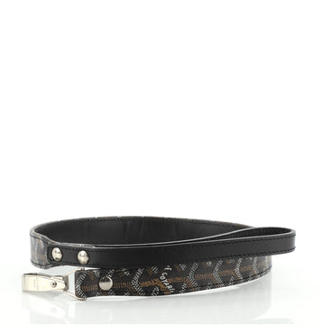 Goyard Short Dog Leash Coated Canvas Thin