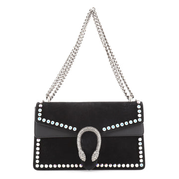 Gucci Dionysus Bag Crystal Embellished Suede Small