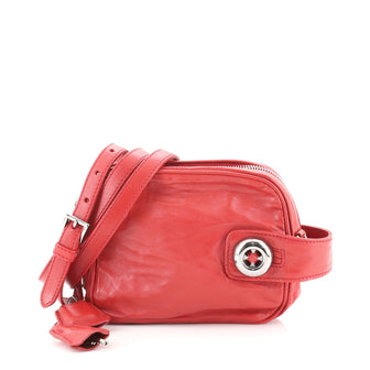 Prada Crossbody Bag Distressed Leather