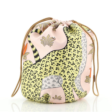 Hermes Musardine Pouch Printed Silk