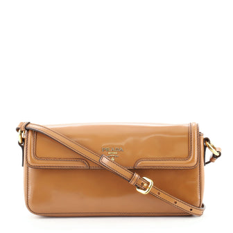 Prada Flap Crossbody Patent