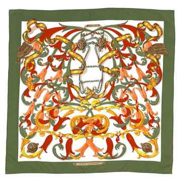 Hermes Le Mors A La Conetable Scarf Printed Silk 90
