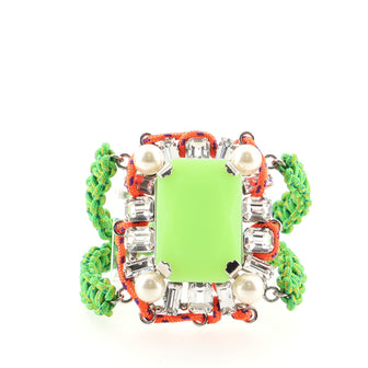 Louis Vuitton Rope Bracelet Rhinestone and Faux Pearl
