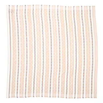 Louis Vuitton Monogram Mattress Stripes Shawl Silk and Wool