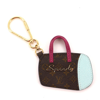 Louis Vuitton Speedy Charm Monogram Canvas and Leather
