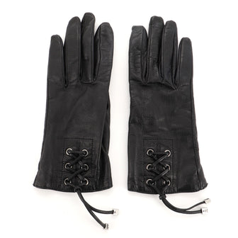 Chanel Tie Knot Gloves Leather