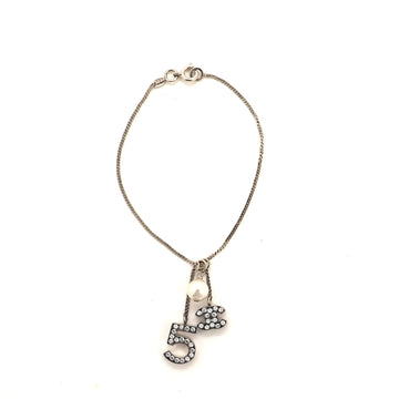 Chanel Dangling CC No.5 Bracelet Crystal and Metal