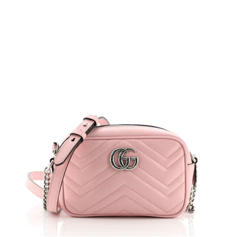 Gucci GG Marmont Shoulder Bag Matelasse Leather Mini