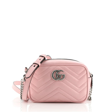 Gucci GG Marmont Shoulder Bag Matelasse Leather Mini