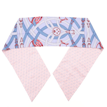 Hermes Cavalcadour a Cheval Maxi Twilly Printed Silk