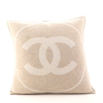 Chanel CC Throw Pillow Wool